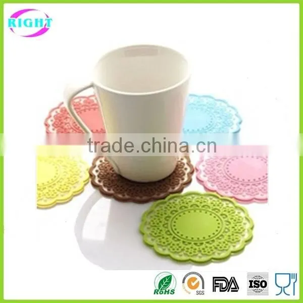 High Quallity Customized Silicone Cup Mat photo-2