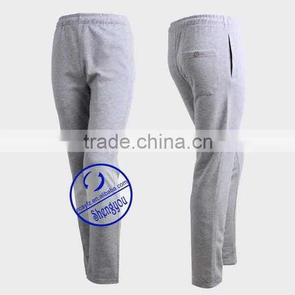 Custom 2015 Newest Grey Jogger Pants Long Track Pants for Men photo-3