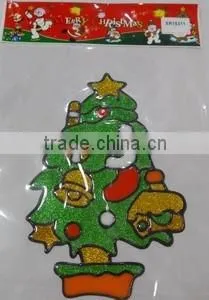 New Design Wreath Christmas Window Sticker/ Decor For Holiday photo-4