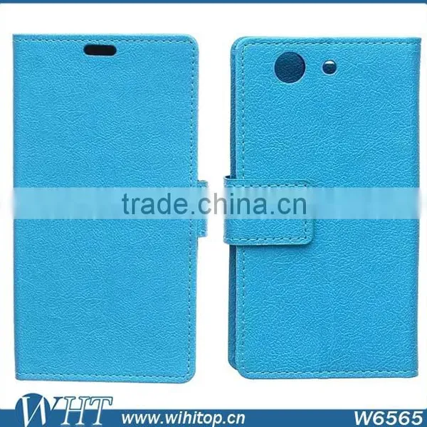 Phone Accessories Luxury Wallet Leather Flip Case for Sony Xperia Z4 Compact photo-6