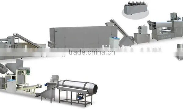 NEW 3D Snack Food Production Line With the Single-screw Extruder photo-2