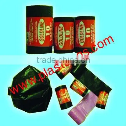 HDPE Star Seal Trash Bags on Roll