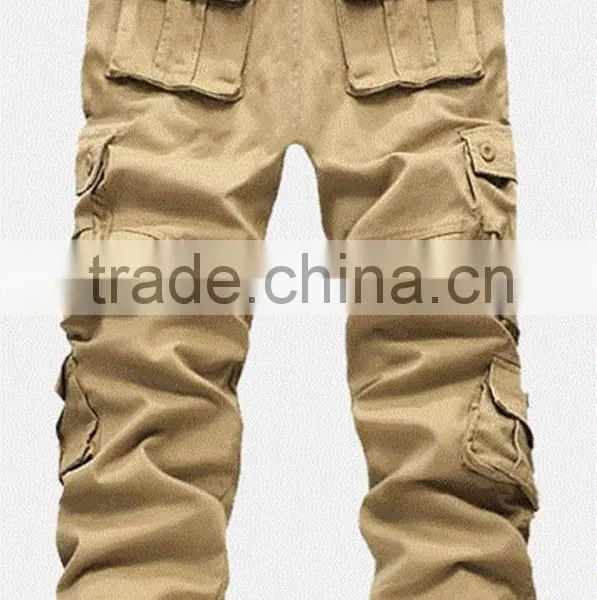 Mens Wholesale Heavy Cotton Heavy Wash Cargo Pants photo-4