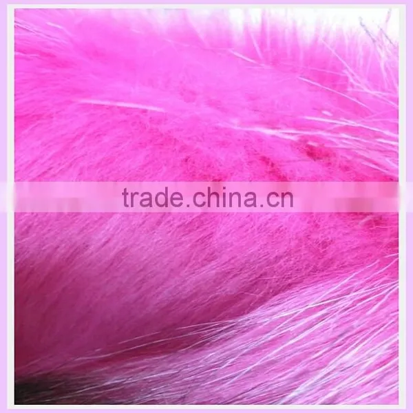 100% Acrylic 65mm Heavy Weight Jacquard Faux Fur Fabric Tip Printed Fur Fabric for Fashion Cloth China Supplier photo-2