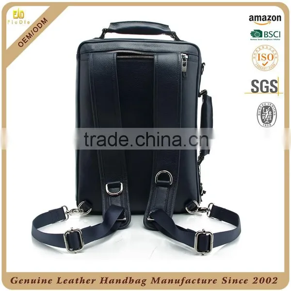 Guangzhou Factory OEM Cowhide Oily Leather Mens Travel Bag Duffel Bag Custom Waterproof Leather Backpack for Men photo-6