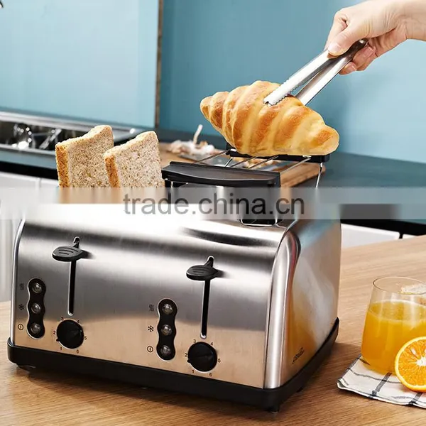 4 Slices Toaster,bread Toaster,toaster Machine, Stainless Steel Toaster photo-2