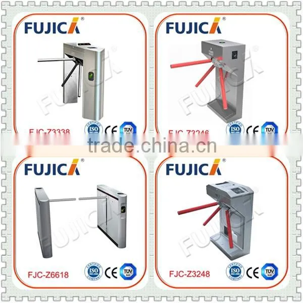 HOT!! SS304 Three Arm Drop Turnstiles for Card Swipe Door Entry Systems photo-5
