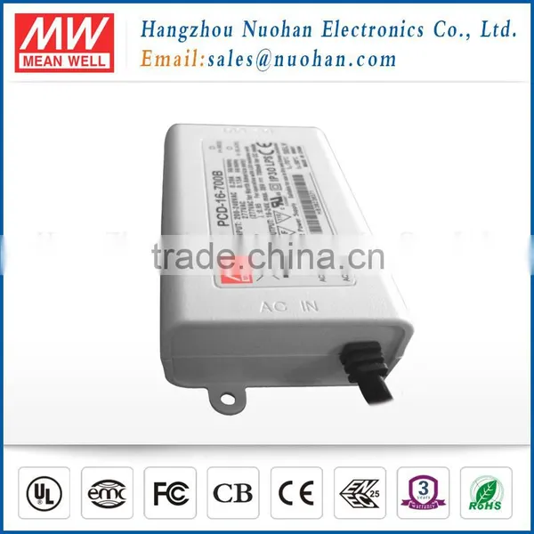 Mean Well PCD-16-700 16W 700ma Driver AC Phase-cut Dimmable Mean Well Led Driver photo-6