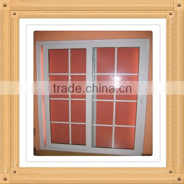 Pvc Sliding Window With Grid/three Track Silding Window photo-5