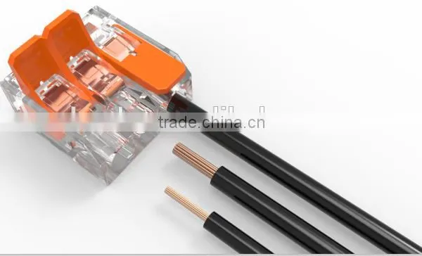 Professional Manufacturer Have Stock Equivalent 221 Series Wago Wire Terminal Connectors 3Poles photo-3