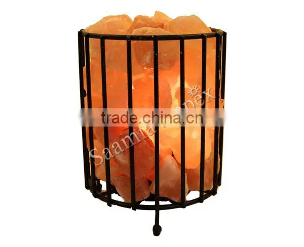 Wrought Iron Salt Round Basket