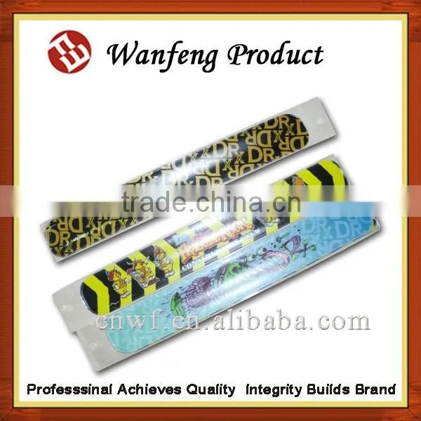 2015 Newest Printed Color Silicone Slap Band photo-2