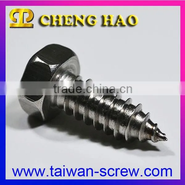 M4 Slot Hex Washer Head Trilobuar Stainless Steel Screws photo-6