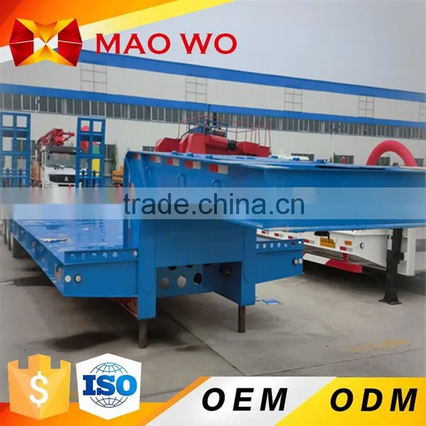 China Manufacturer Tri-axle Air Suspension Drop Deck Low Bed Semi Trailer Quality Choice photo-2
