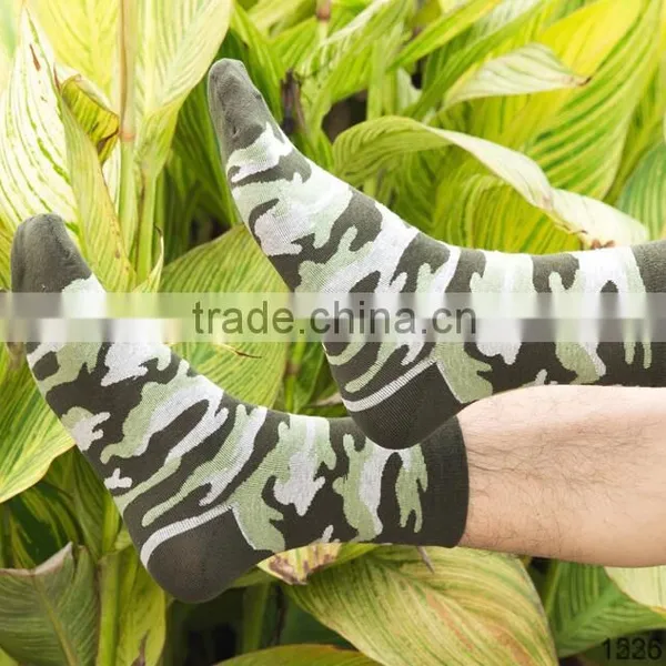 High Quality Thick Custom Colorful Camo Warm Cotton Socks photo-5