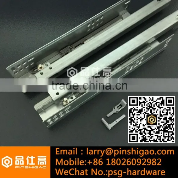 2 Fold Self/soft Close Under Mount Drawer Slide photo-6