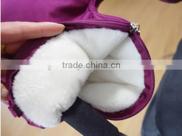 Kids Baby Pram Stroller Accessory Plush Hand Muff Waterproof Gloves Warmer Winter Gift photo-3