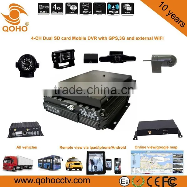 SD Card Vehicle Mobile Car DVR With Dual SD Card and SIM Card,Anti-dust , Vibration Feature for Recording photo-5