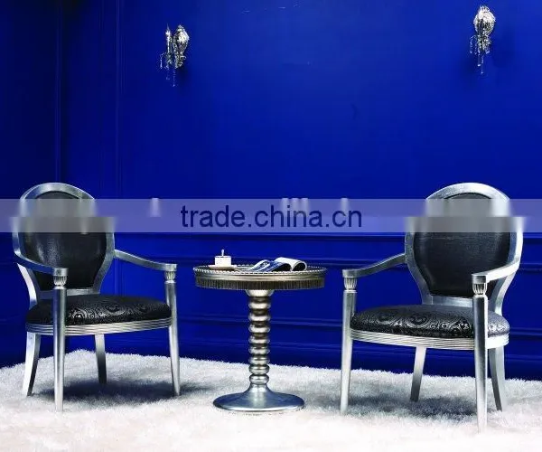 Royal Luxury European Style Bedroom/Living Room Furniture Sets Lounge Chairs, Small Tea Table photo-5