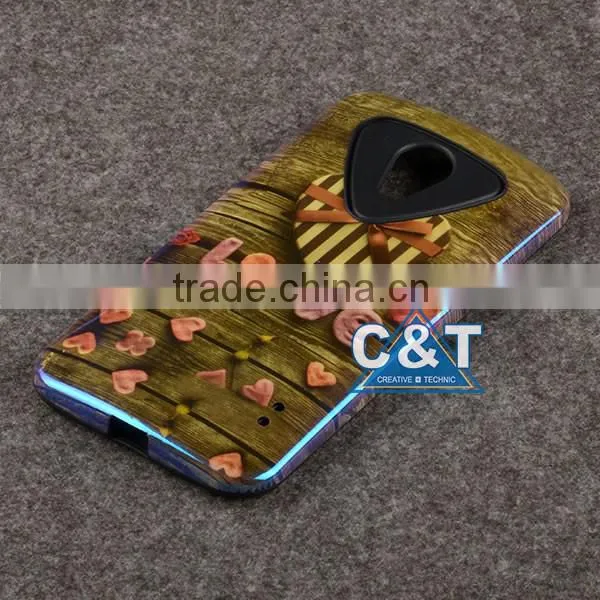C&T Cute Love Pattern Design For Motorola Moto G 2nd Generation Case photo-4