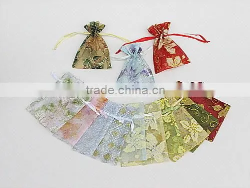 Beautiful Design Printing Different Size Organza Bags photo-4
