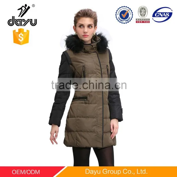 Urban Snow Woman Padded Jacket With Detachable Hood Winter Coat Woman Apparel
