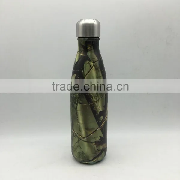 500ml Stainless Steel Bottle Insulated Bottle/ Vacuum Water Drinking Bottle Leaf Air Transfer photo-2