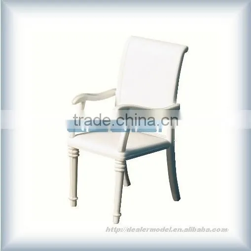 Building Material ABS Furniture White Chair photo-2