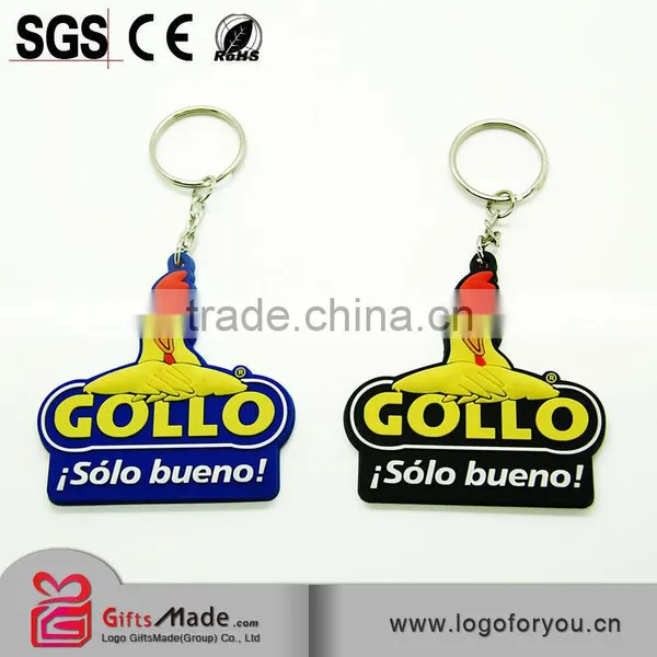 Promotion 3d Soft Pvc Reflective Cartoon Keychains photo-6