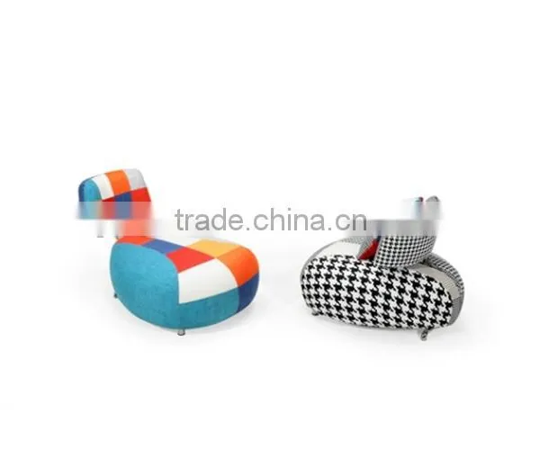 Patchwork Backrest Adjustable Ottoman photo-6