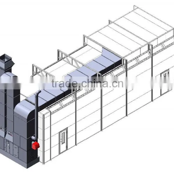JF Large Car Spray Paint Booth for Sale Auto Truck Machine Painting Baking Room ( CE Certification 2 Years Warranty Time) photo-5