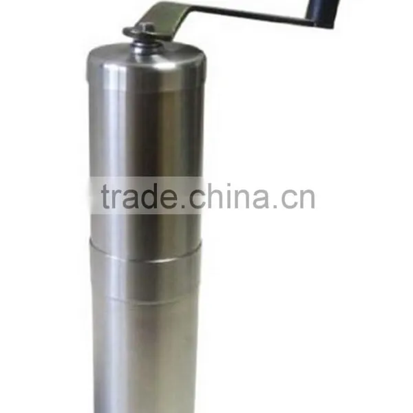 Promotion Price China Factory Directly Stainless Steel Housing Burr Manual Coffee Grinder