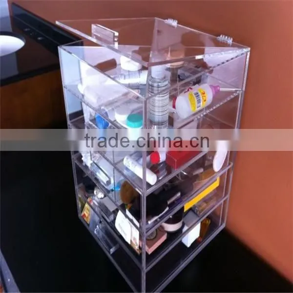 Customize Drawers Clear Acrylic Makeup Organizer Cosmetic Organizer Box photo-3