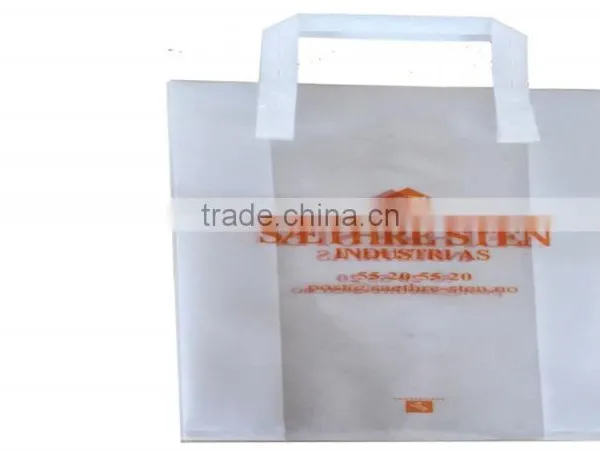 Soft Loop Handle Plasitc Bag With Square Bottom photo-4