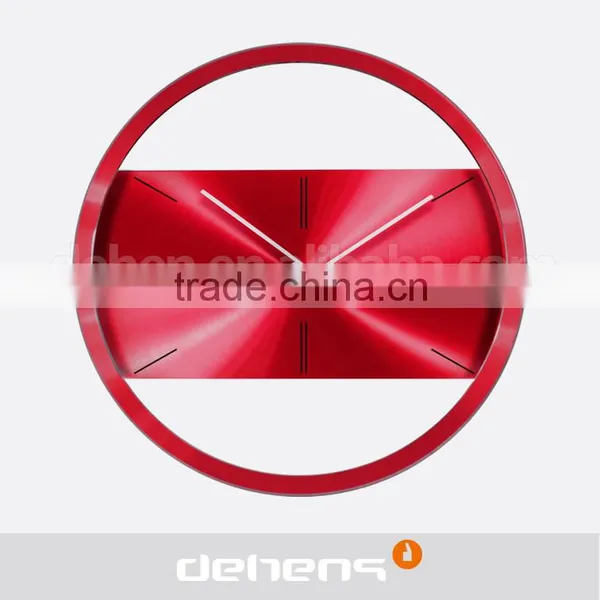 DEHENG 12'' 2016 Promotional Hollow Out Oxidation Metal Wall Clock photo-4