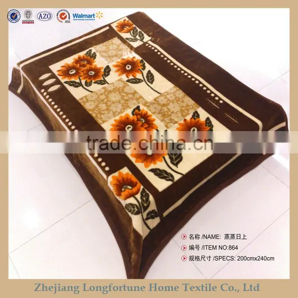 Manufactory Walmart China Home Textile Wholesale Vellux Blanket photo-6