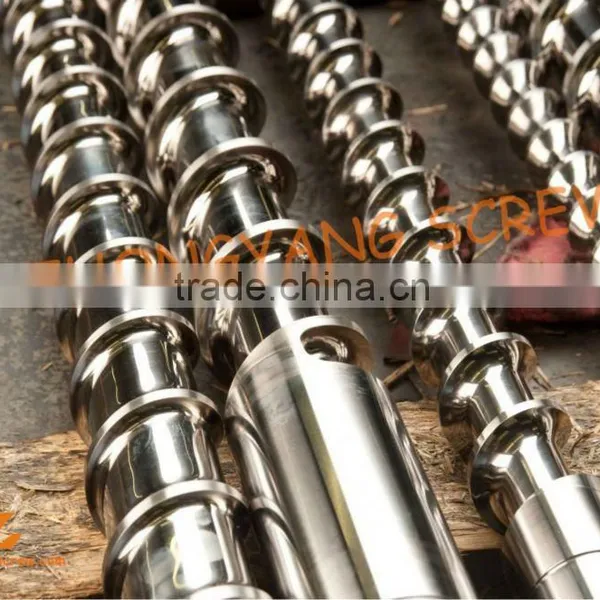 sinlge screw and barrel/ recycled plastic modified plastic/ bimetallic screw and cylinder
