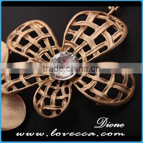 Africa Bridal Wedding Gift Jewelry Elegant Fashion Flower Necklace Jewelry Sets photo-5