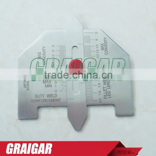 Metric Automatic Weld Gauge For Welding Inspection / Stanless Steel Welding Gage