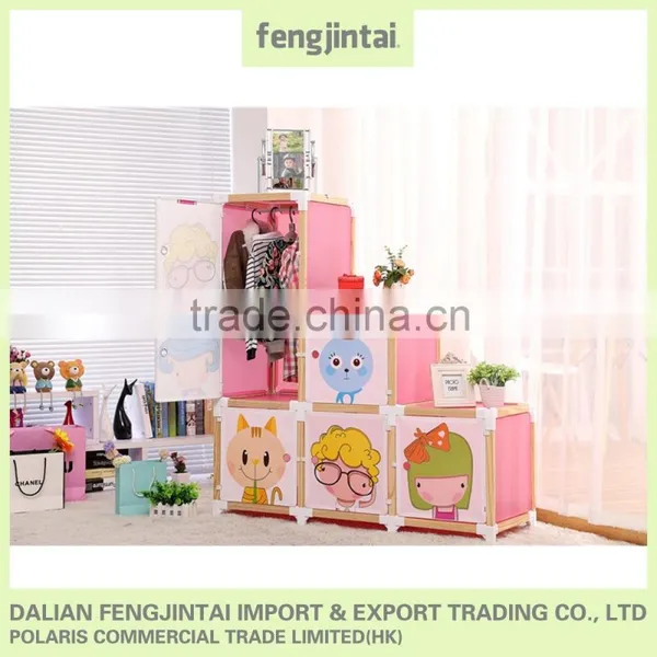 2015 Hot Sales High Quality Wooden Material and Wardrobe Specific Use Fabric Wardrobe Closet photo-5