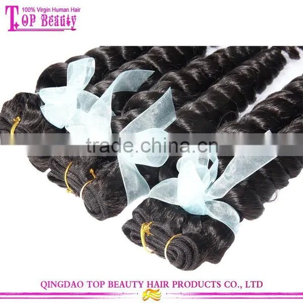 Qingdao High Quality and Cheap 100% Virgin Indian Remy Hair Loose Wave Human Hair Weaving photo-3