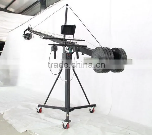 Factory Supply Professional LMS 12m Triangle Jimmy Jib Crane for 15kg Video Camera photo-3