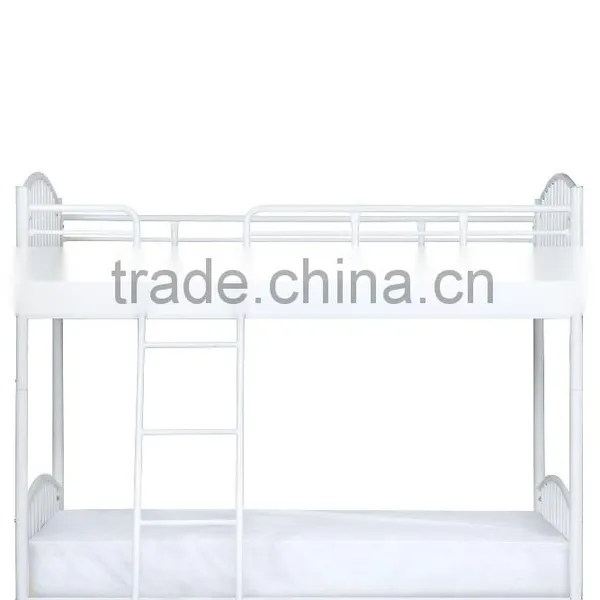 White Convertible Bunk Bed School Furniture photo-3