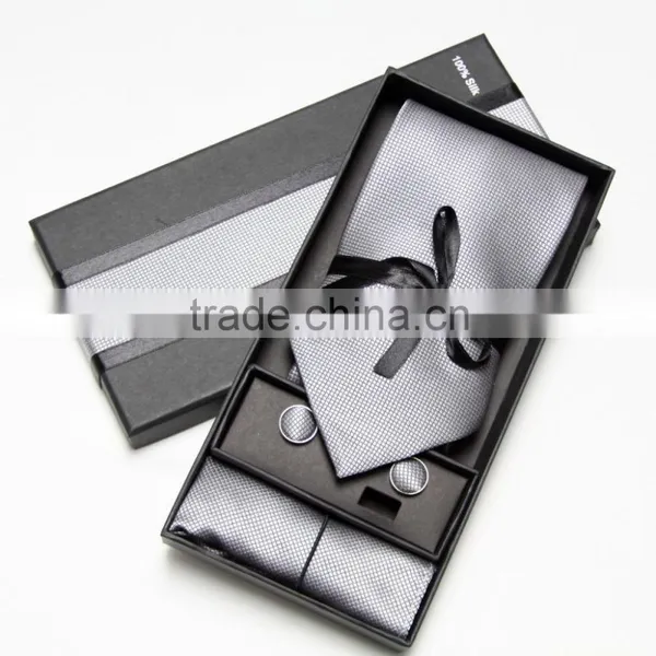 Men's 100% Woven Silk Tie With Hanky photo-3