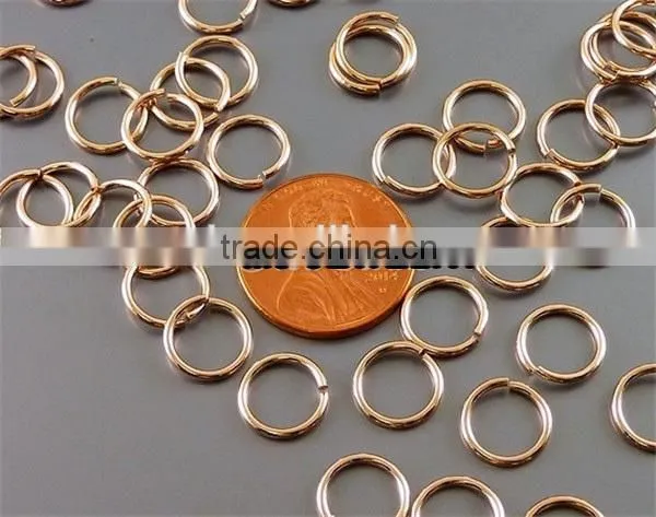 Rose Gold Plated Stainless Steel Hoop Jewelry Charms photo-2