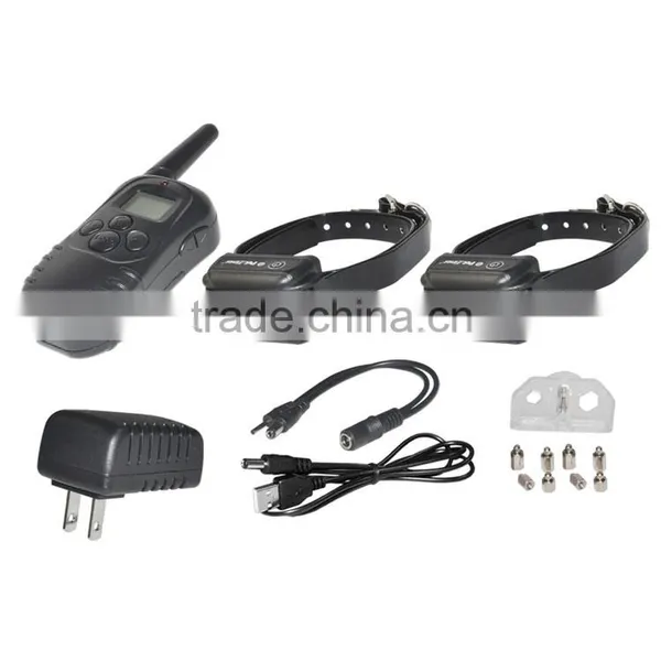 Petrainer PET998DB-BL2 300M Shock Collar For Aggressive Dogs With Back Light Remote For 2 Dogs photo-4