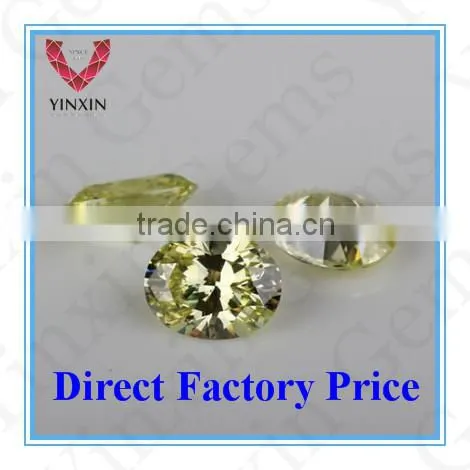 Very Brilliant Apple Green Cubic Zirconia Oval Shape 6x4 CZ photo-2