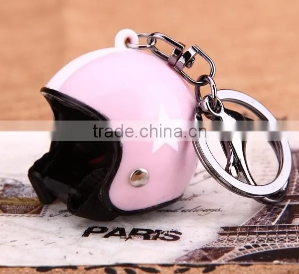 New Multi Color Helmet Keychain Cheap Alloy Keychain Metal Keychain Pilot Helmet Custom Keychain photo-6