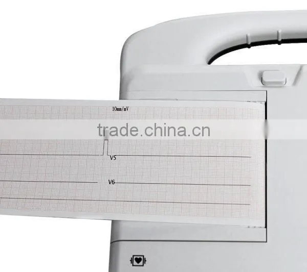 Color LCD Digital 3-channel Electrocardiograph ECGmachine EKG photo-3