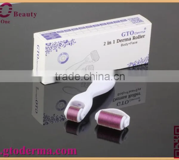 2 In1 Derma Roller Dermaroller 600/1200 Needles With 2 Replaceable Roller photo-2